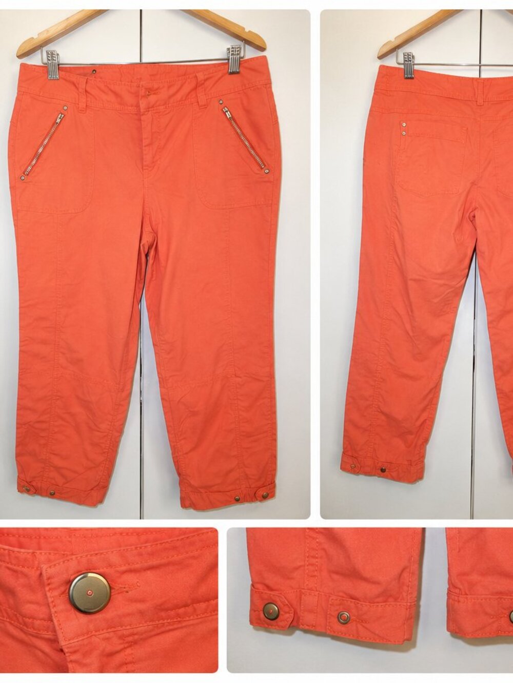 INC International Concepts Women's Coral Capri Pants Size 10